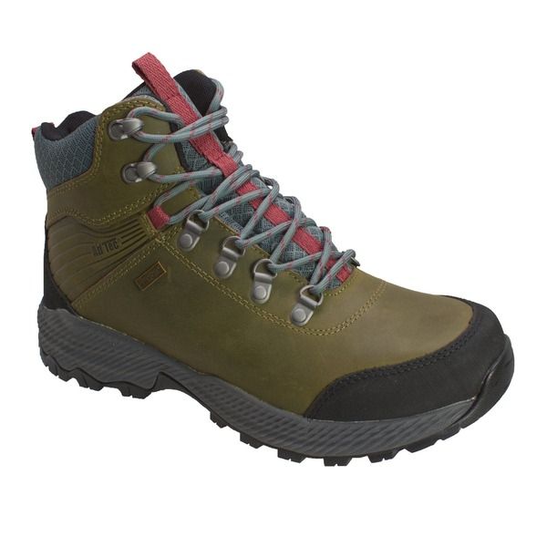 アドテック メンズ シューズ ブーツ・レインブーツ レザー AdTec 6 Leather Waterproof Work Hiker Boots Olive オリーブ
