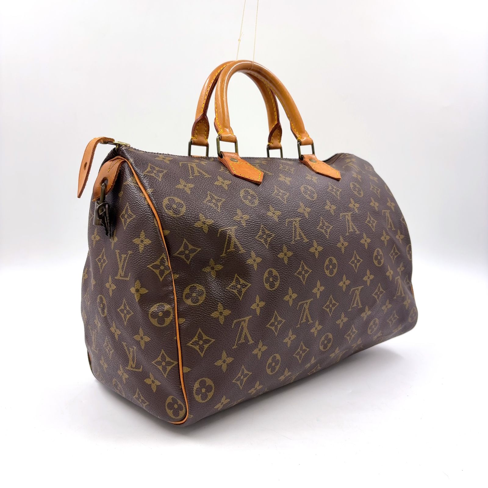 新着】LOUIS VUITTON スピーディ35 モノグラム モノグラム レザー、PVC