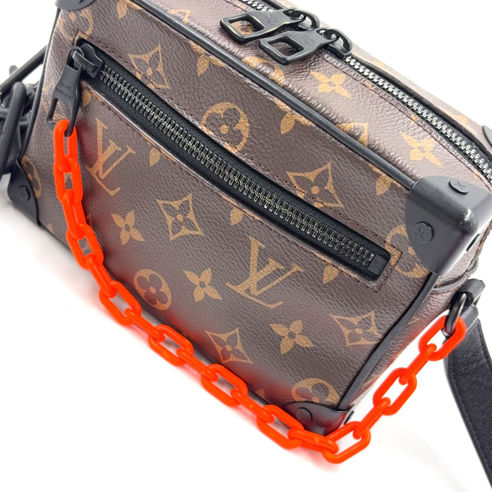 新着】LOUIS VUITTON ミニ ソフトトランク RFID対応 レザー、PVC