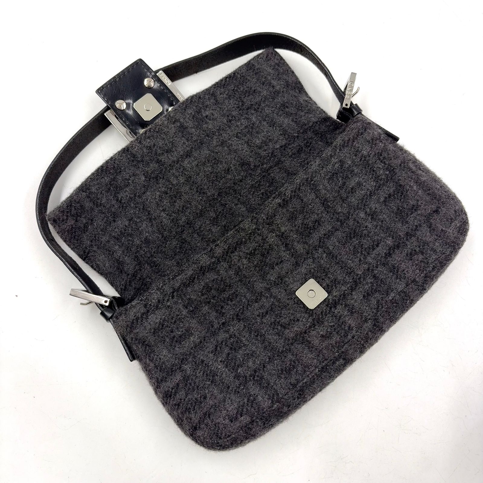 フェンディ ウール マンマバケット ハンドバッグ ズッカ柄 新着】FENDI 