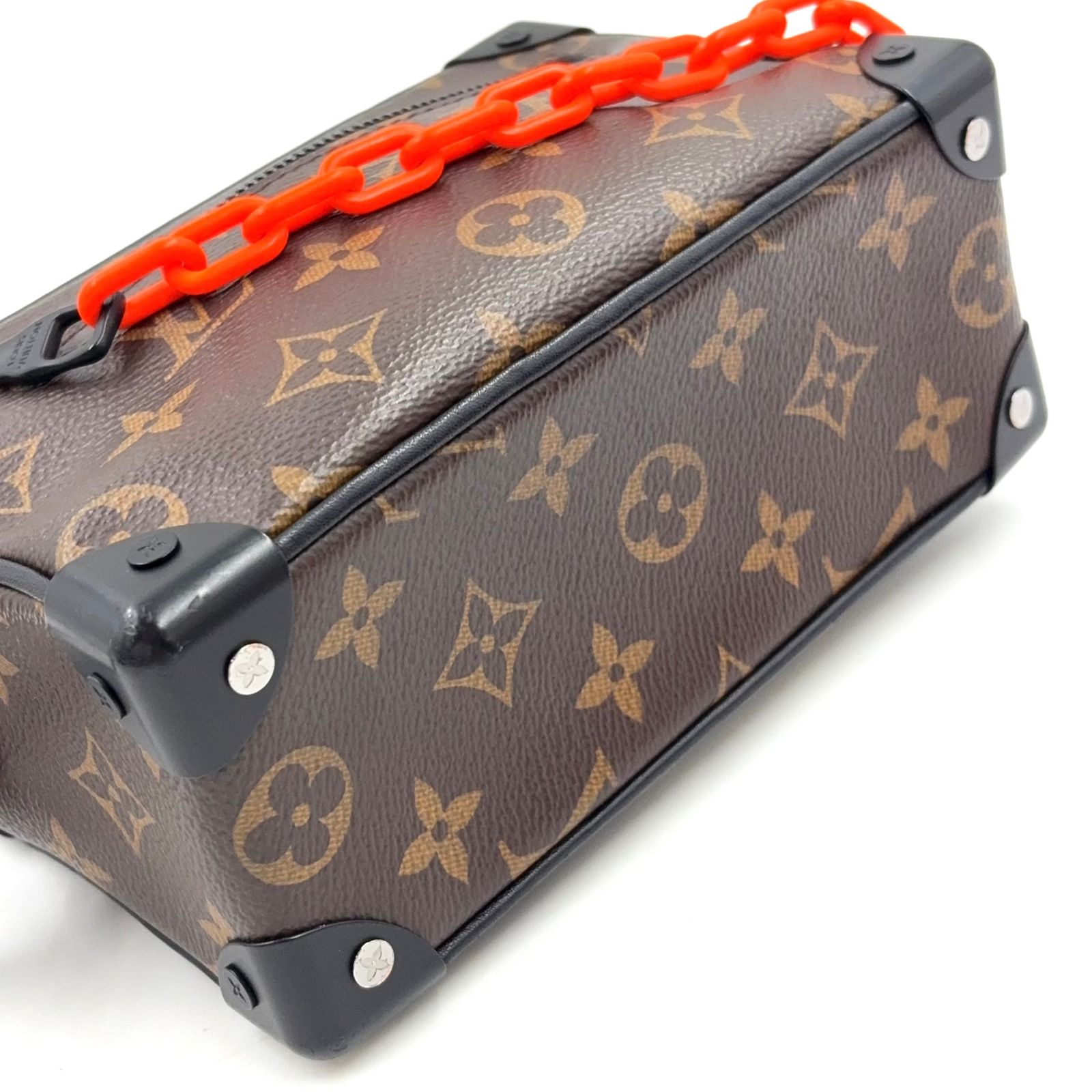 新着】LOUIS VUITTON ミニ ソフトトランク RFID対応 レザー、PVC
