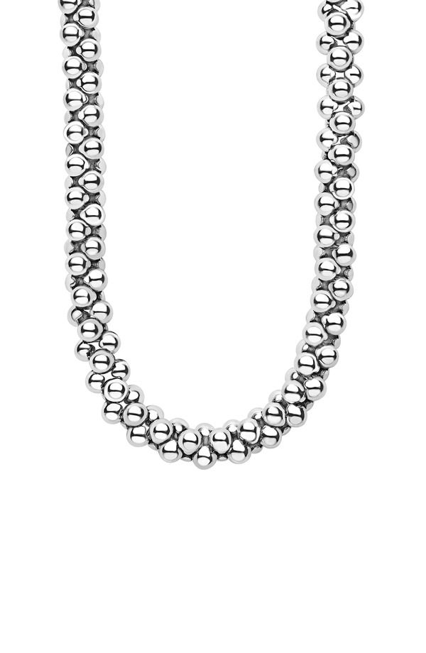ラゴス レディース アクセサリー ネックレス・チョーカー レース LAGOS Caviar Bubbly Beaded Necklace Sterling Silver シルバー