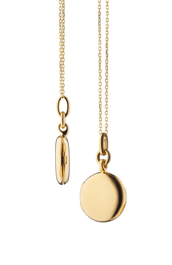 モニカリッチコサン レディース アクセサリー ネックレス・チョーカー レース Monica Rich Kosannan Slim Round Locket Necklace Gold ゴールド