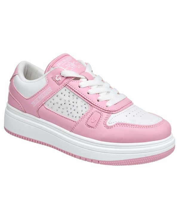トゥルーレリジョン レディース シューズ スニーカー True Religion Lauryn Sneaker Pink ピンク