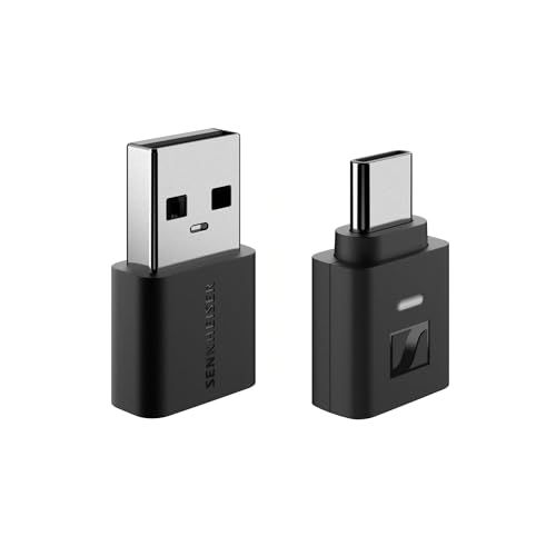 【迅速に発送】ゼンハイザー(Sennheiser) Bluetooth発信機 BTD 700 USBアダプター aptX Lossless Bluetooth 5.4 黒