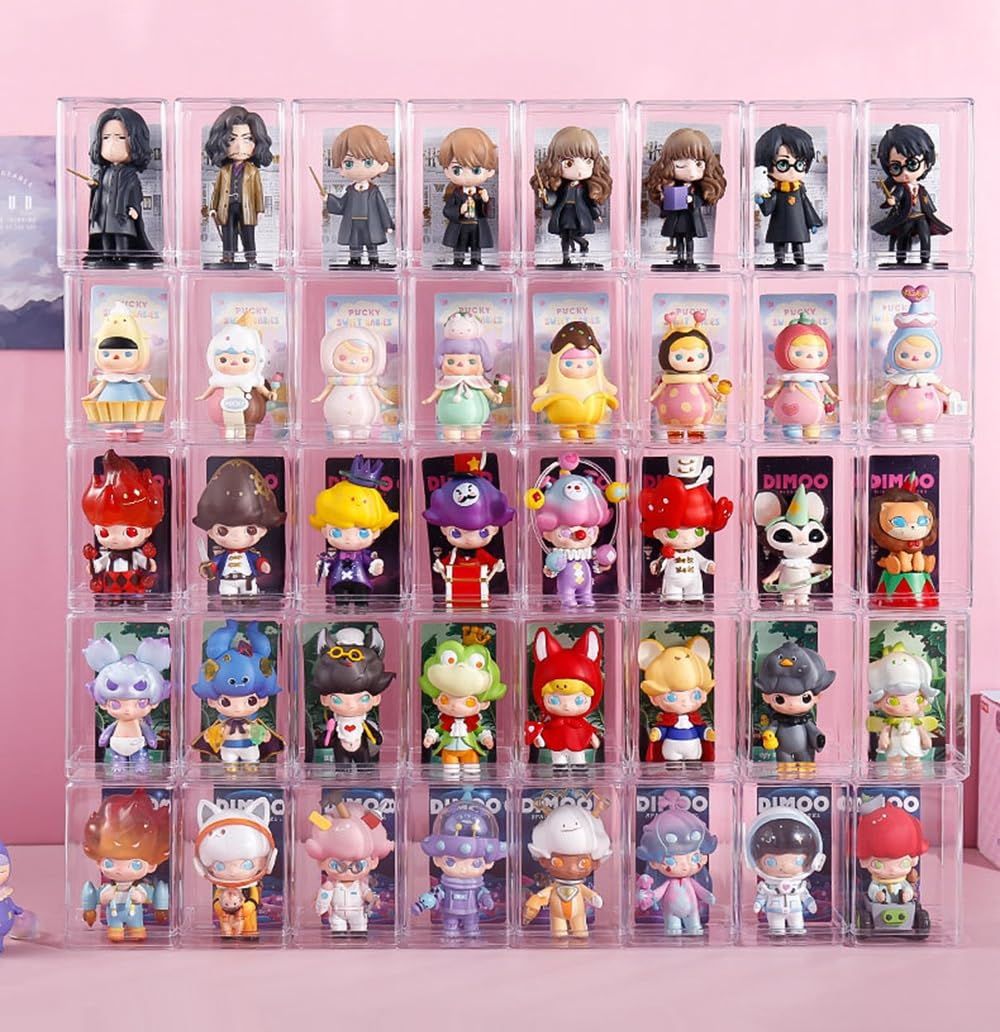新品 DIFEIUKI フィギュアケース 10個セット 光沢艶 透明 展示ケース 