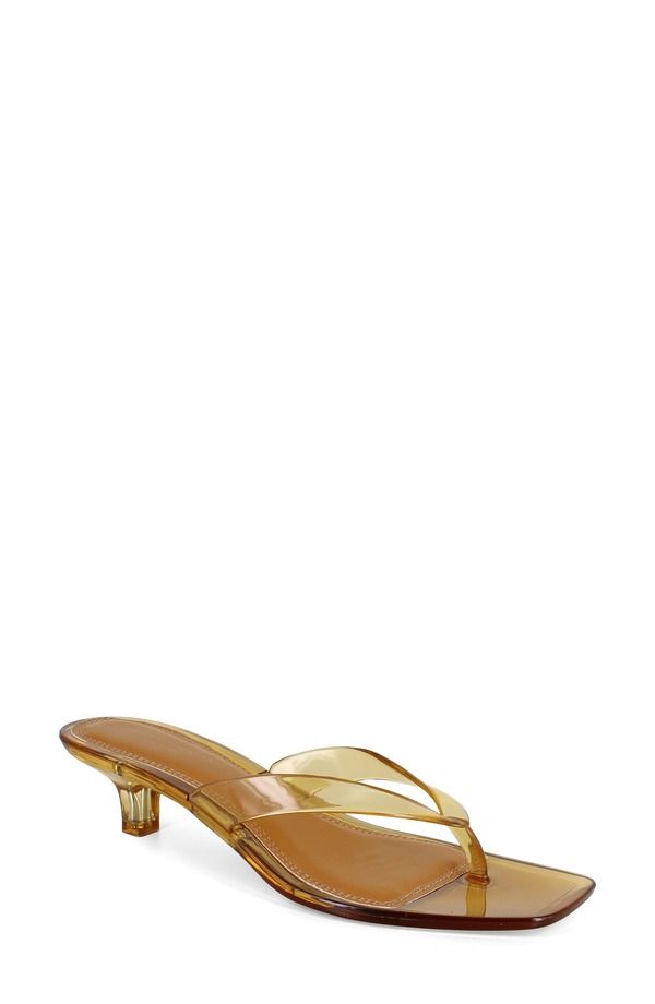 クリスチャン シリアノ レディース シューズ ヒール サンダル Christian Siriano New York Yash Kitten Heel Sandalight Brown ブラウン