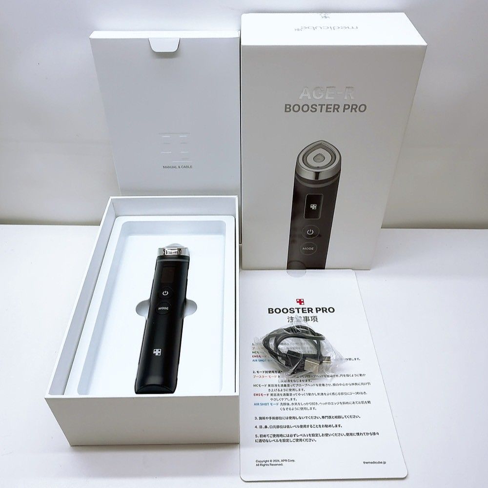 《ほぼ未使用＊付属品完備》 メディキューブ ブースター プロ AGE-R EMS MEDICUBE Medicube Booster Pro ,2606N386