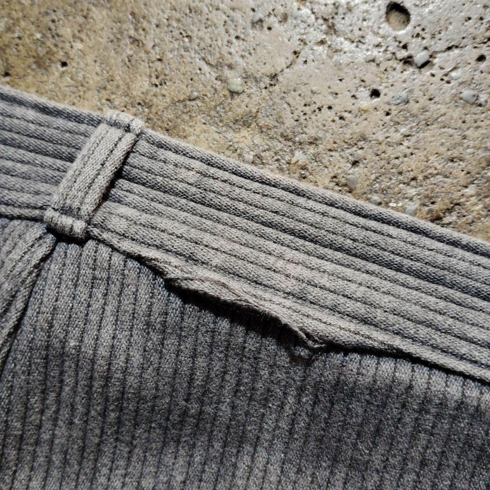 French Vintage 50s コットンピケワークパンツ コーデュロイ Unic D.F