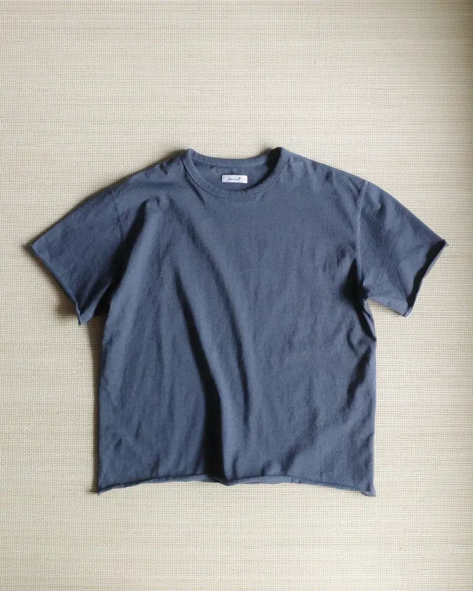 シーソルト ループヘム Tシャツ メランジ ネイビー 4サイズ 出品