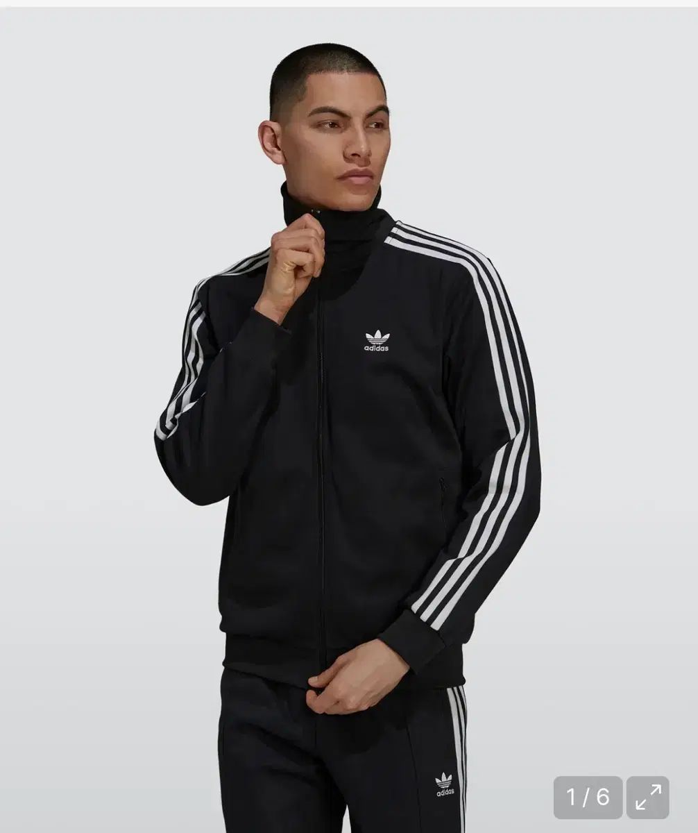 adidas BECKENBAUER トラックジャージ ブラック L