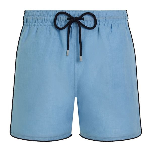 ヴィルブレクイン メンズ 水着 ハーフパンツ・ショーツ ショートパンツ リネン Vilebrequin Men Linen Swim Shortsolid Larimar