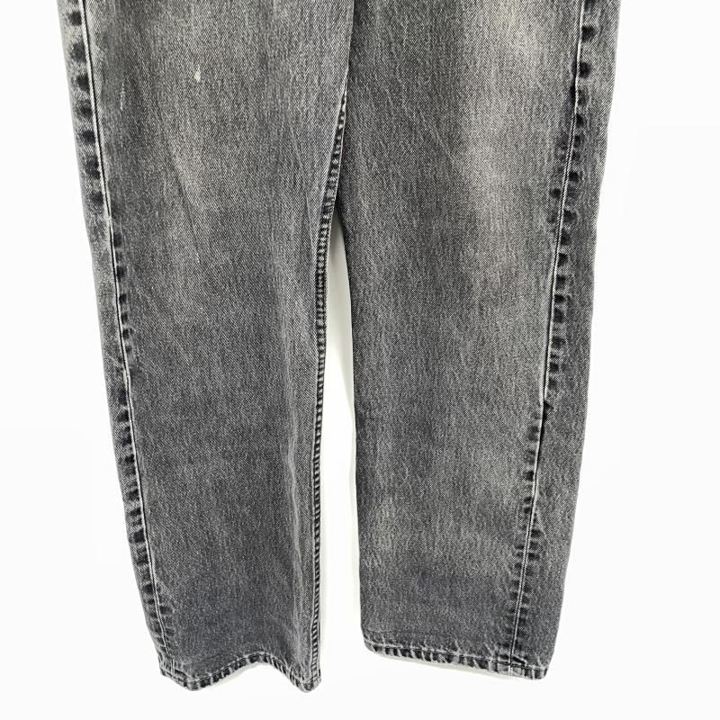 中古】97s LEVI'S 後染めブラックデニムパンツ USA製 W34 L30 501-0660