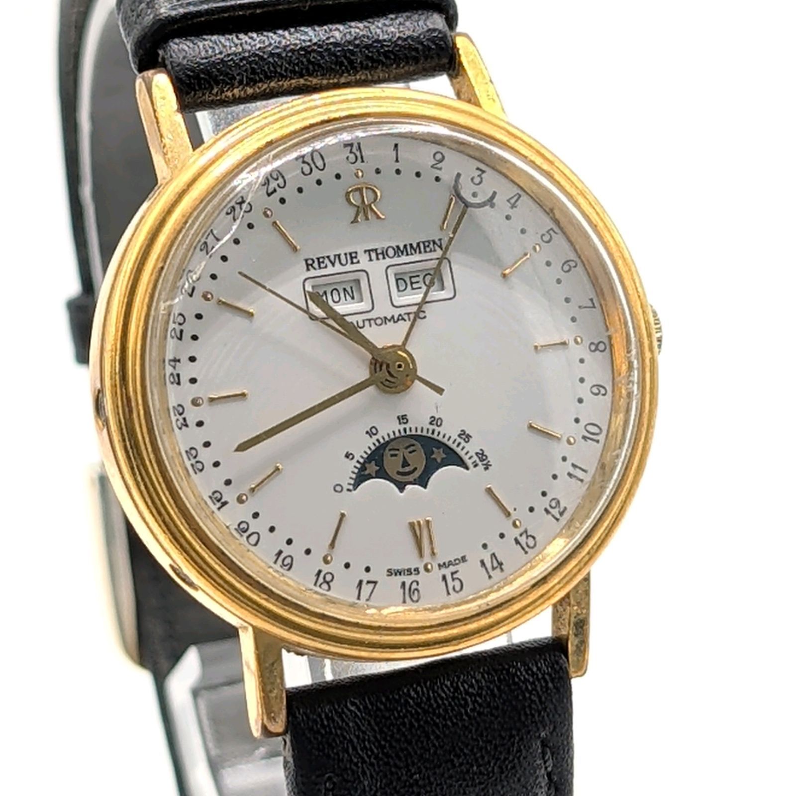 REVUE THOMMEN Watch Automatic Men's Round White dial Exhibition