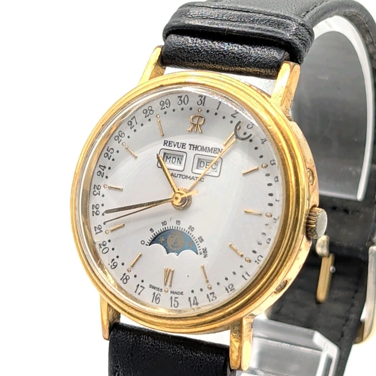 REVUE THOMMEN Watch Automatic Men's Round White dial Exhibition