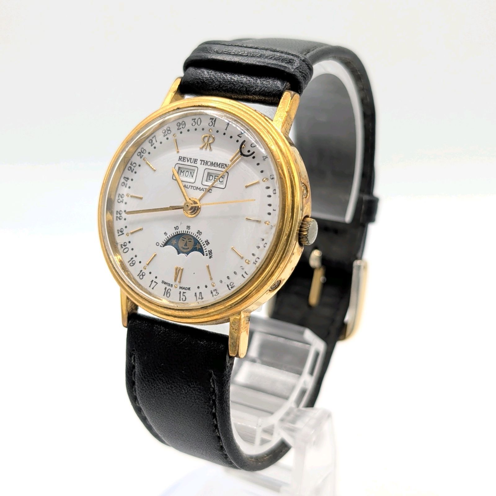 REVUE THOMMEN Watch Automatic Men's Round White dial Exhibition