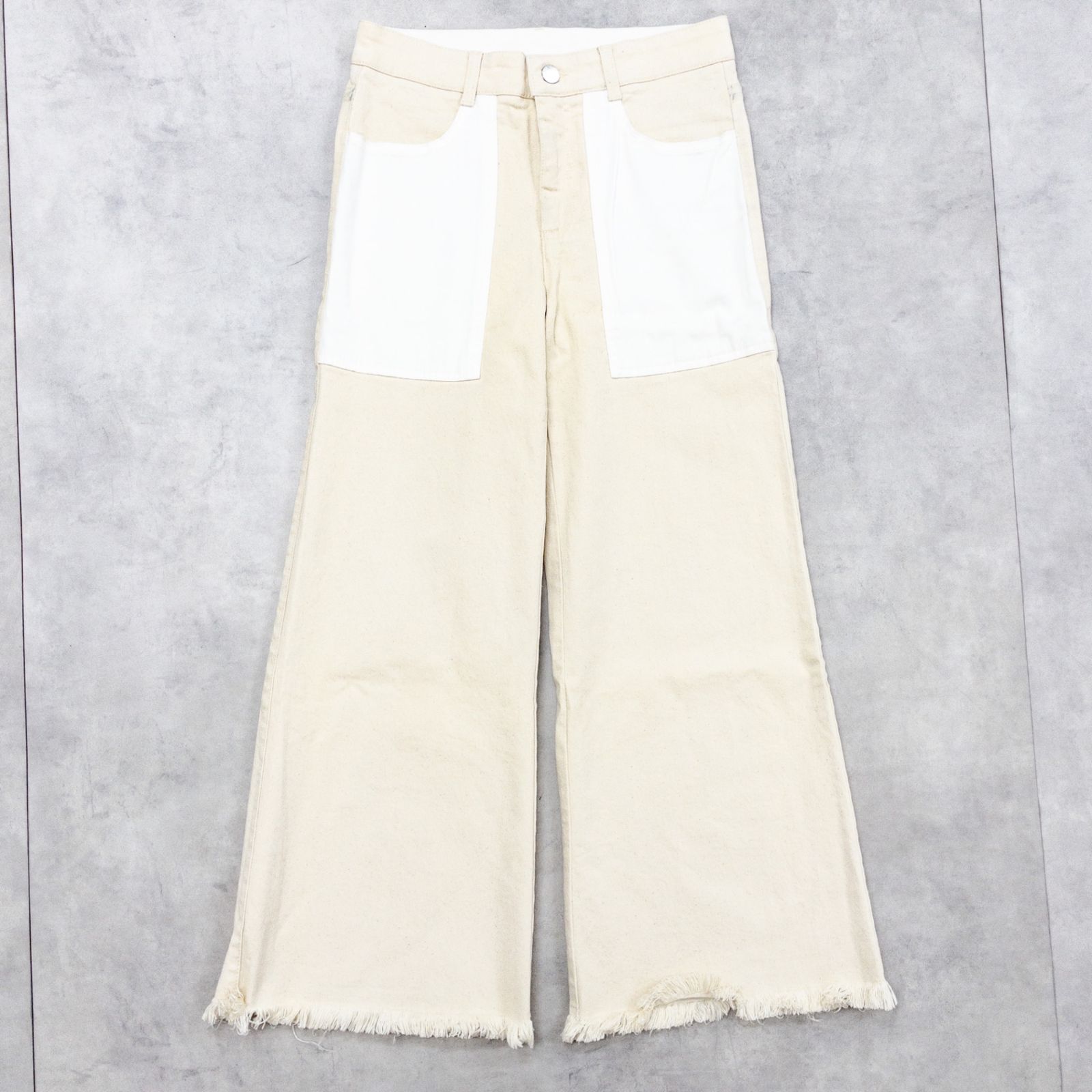 ステラマッカートニー ワイドパンツ STELLA McCARTNEY ステラマッカートニー ワイドパンツ カットオフ