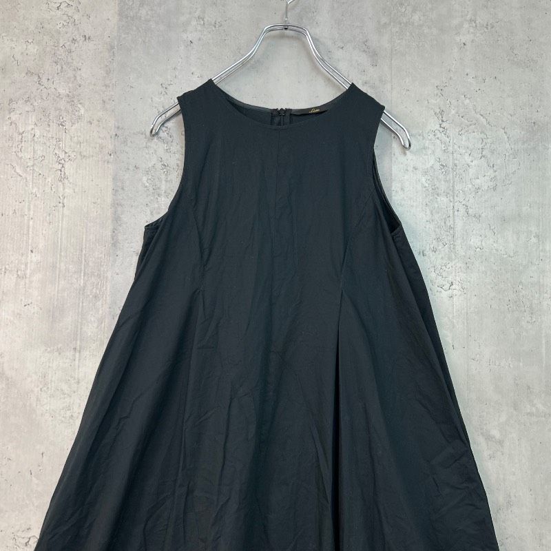 Liesse リエス 2 ワンピース ロング マキシ 丈 ノースリーブ Aライン