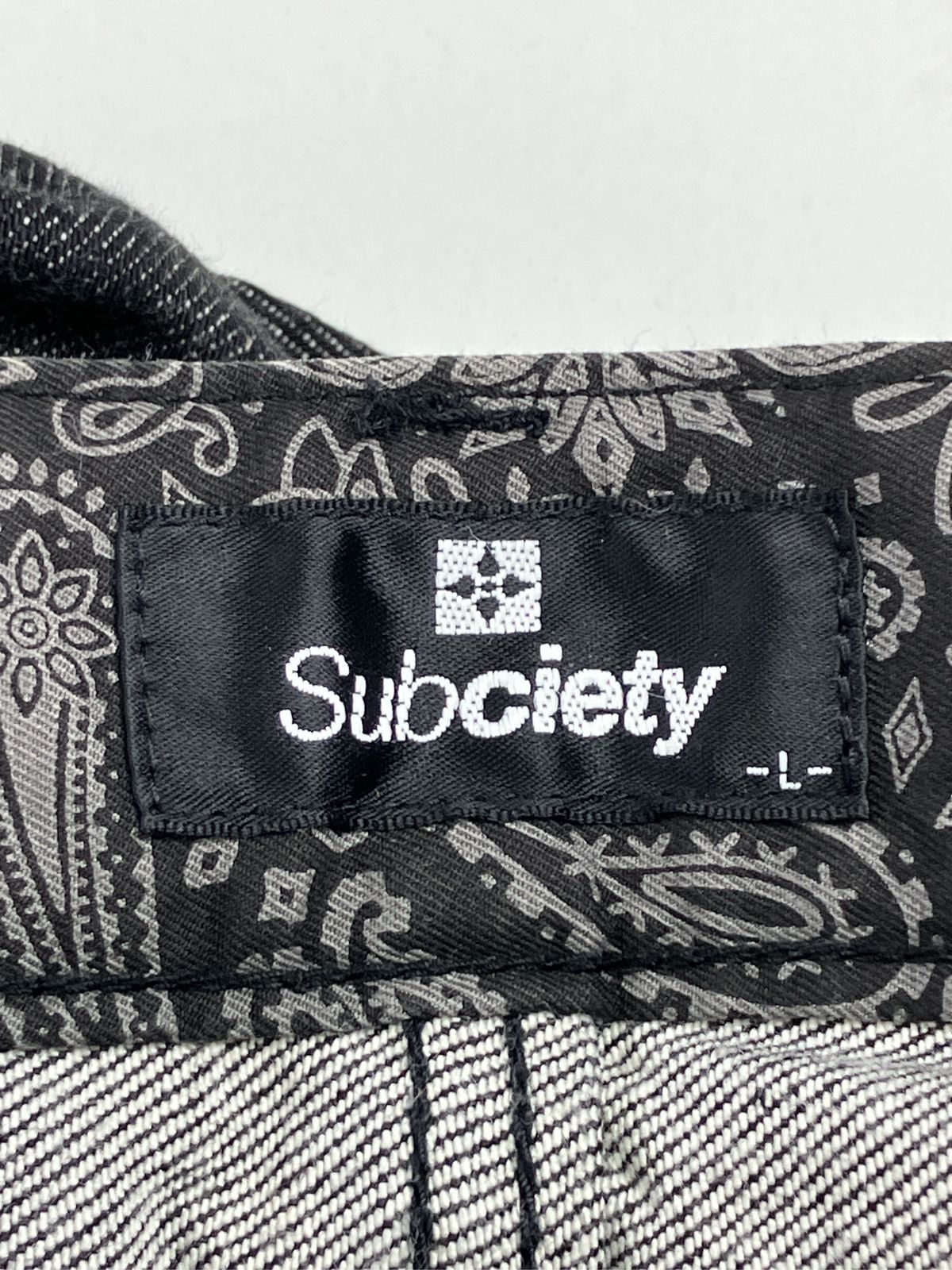 美中古□subciety デニムパンツ ヒップペイント -12oz-（デニムパンツ 