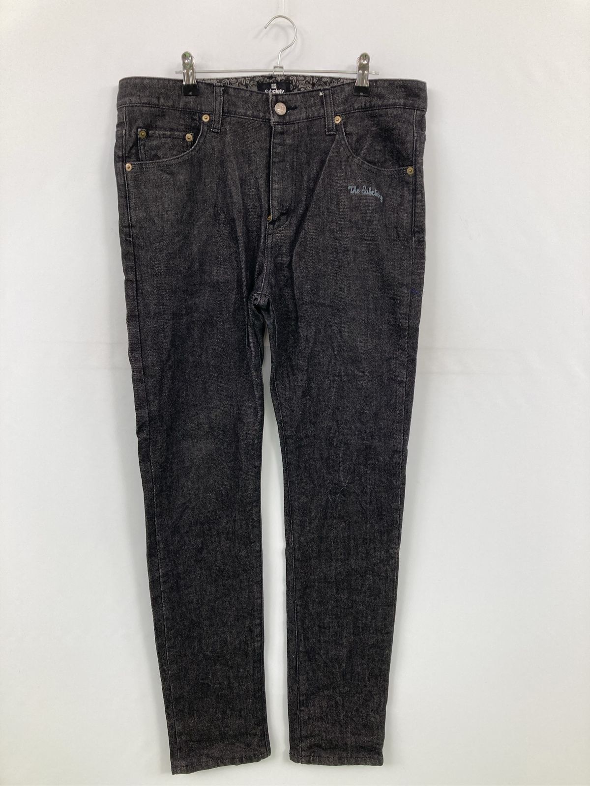 美中古□subciety デニムパンツ ヒップペイント -12oz-（デニムパンツ 