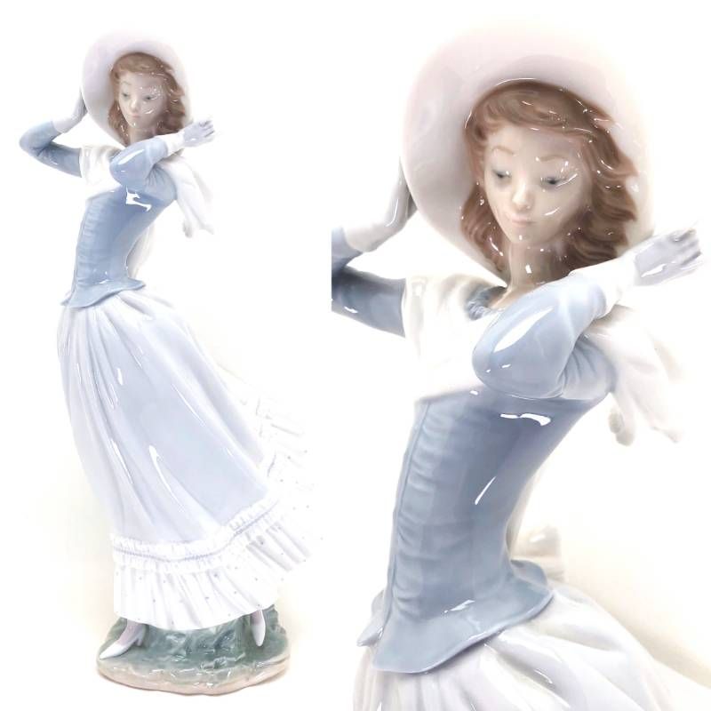 美品・箱付き】LLADRO リヤドロ／春のそよ風／4936／陶器／マルチ