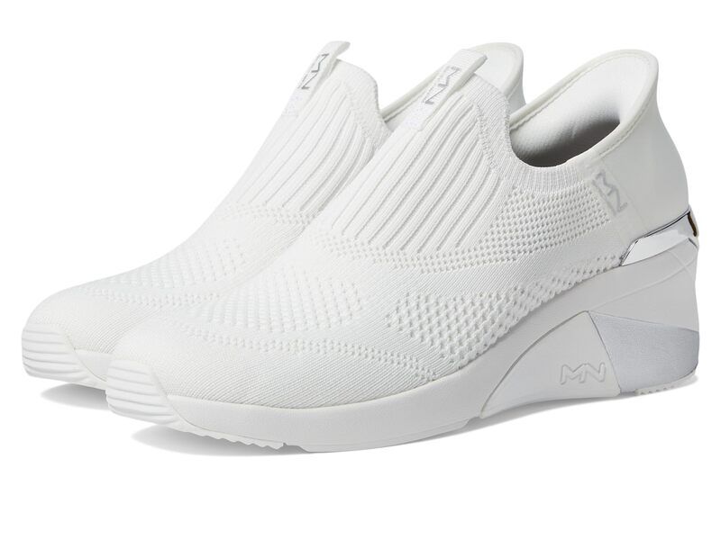 スケッチャーズ レディース シューズ スニーカー SKECHERS AWedge Crecent Hands Free SlipIn White ホワイト