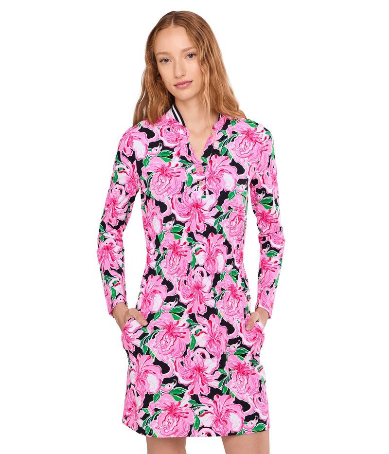 リリーピュリッツァー レディース トップス ワンピース Lilly Pulitzer Love Active Dress UPF 50 Onyx