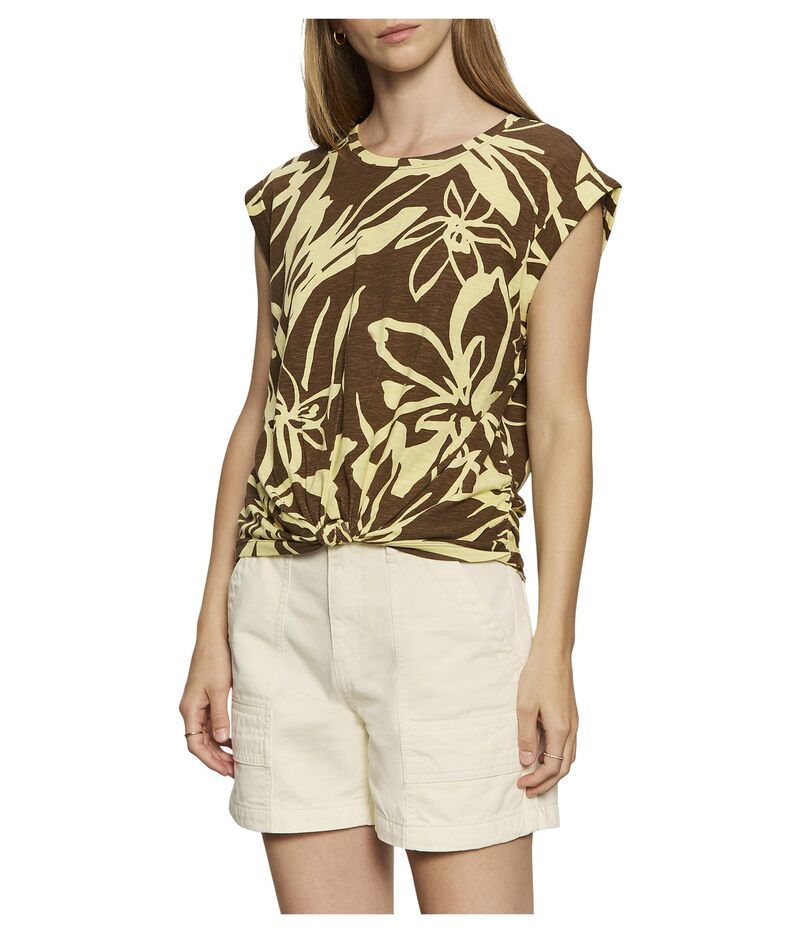 サンクチュアリー レディース トップス シャツ Sanctuary Knotted Muscle Tee Lotus
