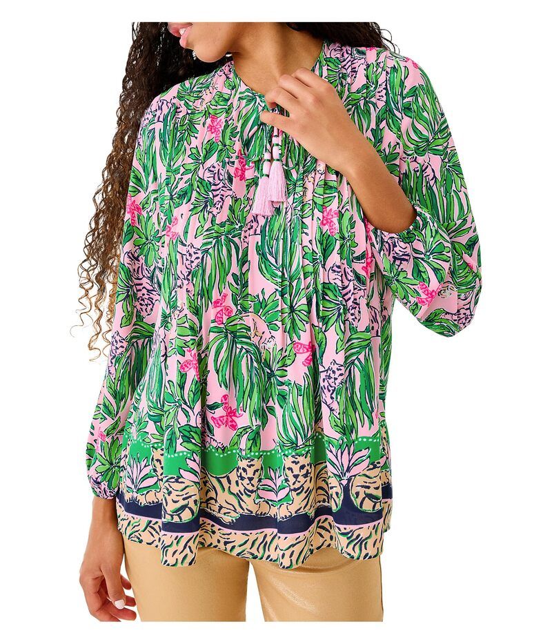リリーピュリッツァー レディース トップス シャツ Lilly Pulitzer Marilina Long Sleeve Tuni Conch Shell Pink ピンク 27,820円