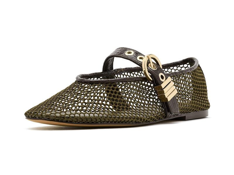 スティーブ マデン レディース シューズ サンダル Steve Madden Lucia Olive Mesh オリーブ