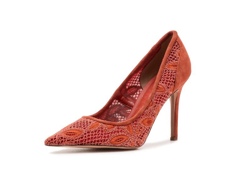 サムエデルマン レディース シューズ ヒール メッシュ Sam Edelman Hazel Mesh Coral Clay コーラル