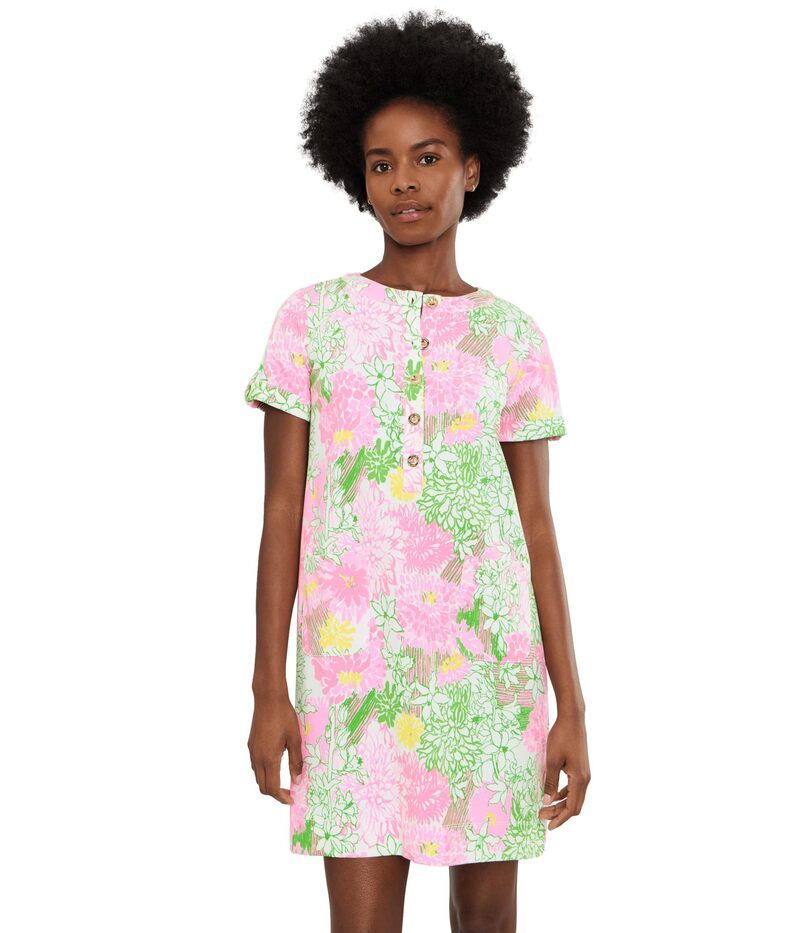 リリーピュリッツァー レディース トップス ワンピース Lilly Pulitzer Cameron Dress Resort White Mum Patch ホワイト