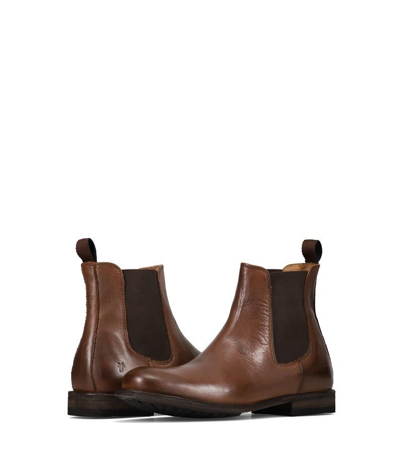 フライ メンズ シューズ ブーツ・レインブーツ チェルシー Frye Tyler Flex Chelsea Cognac