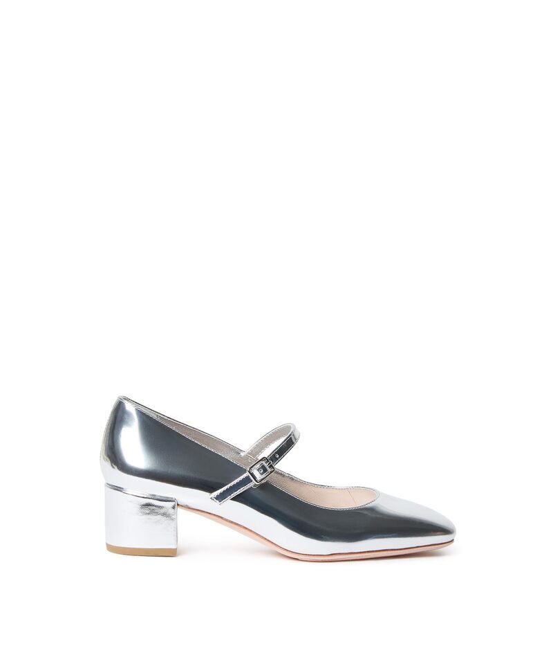 ロフラー ランダル レディース シューズ ヒール Loefflerandallyra Mary Jane Pump Silver シルバー