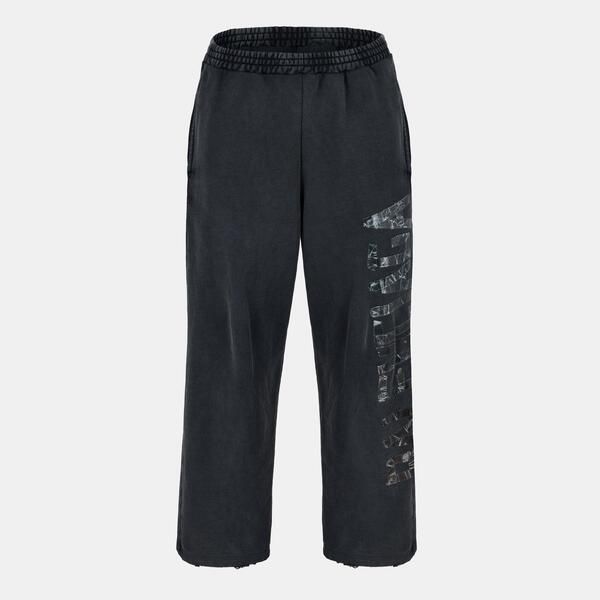 バレンシアガ メンズ ボトムス カジュアルパンツ ワイドレッグ Balenciaga Mens Wide Leg Trousers Faded Wash Blk