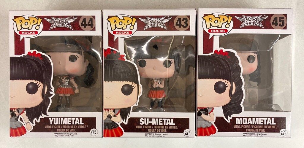 FUNKO POP! / ROCKS BABYMETAL全3体セット