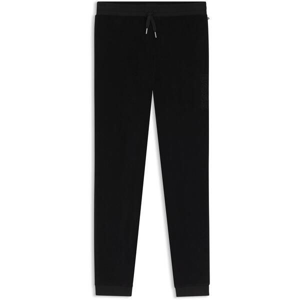 ボス メンズ ボトムス カジュアルパンツ Boss Hugo Velour Pants 10275198 01 Black ブラック