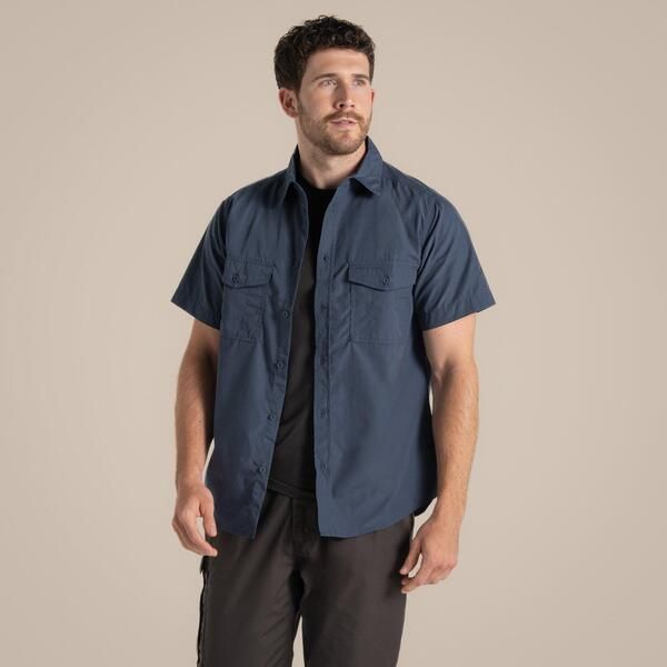 クラッグホッパーズ メンズ アウター ジャケット・ブルゾン シャツ Craghoppers Kiwi SShirt Ombre Blue ブルー 8,626円