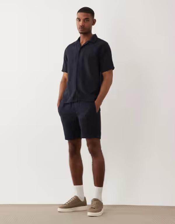 オンリーアンドサンズ メンズ ボトムス ハーフパンツ・ショーツ ショートパンツ ONLY SONS pull on shorts part of a set Dark Navy ネイビー