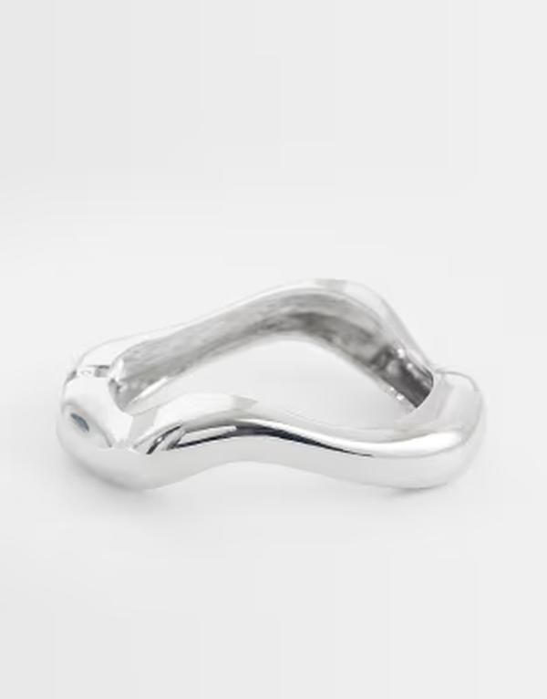 ヴェロモーダ レディース アクセサリー ブレスレット・バングル・アンクレット Vero Moda molten bracelet SILVER シルバー
