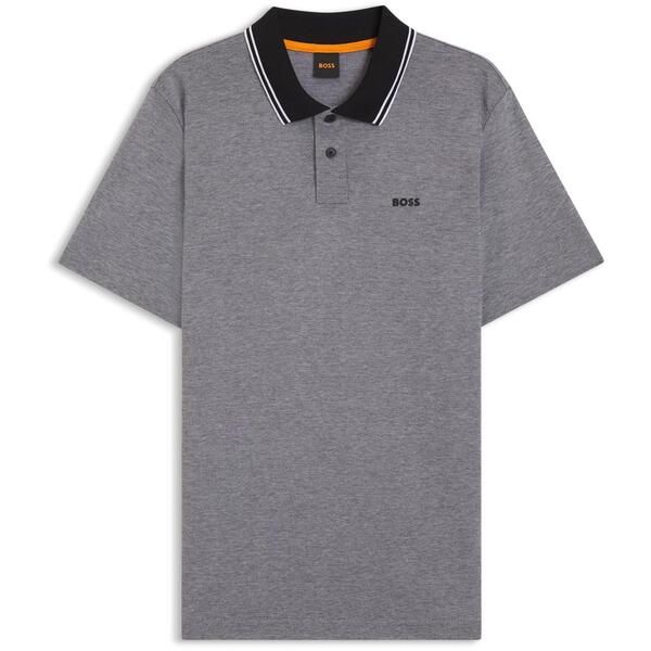 ボス メンズ トップス ポロシャツ オックスフォード 半袖 Boss Mens Peoxfordnew ShortSleeve Polo Shirt Black ブラック