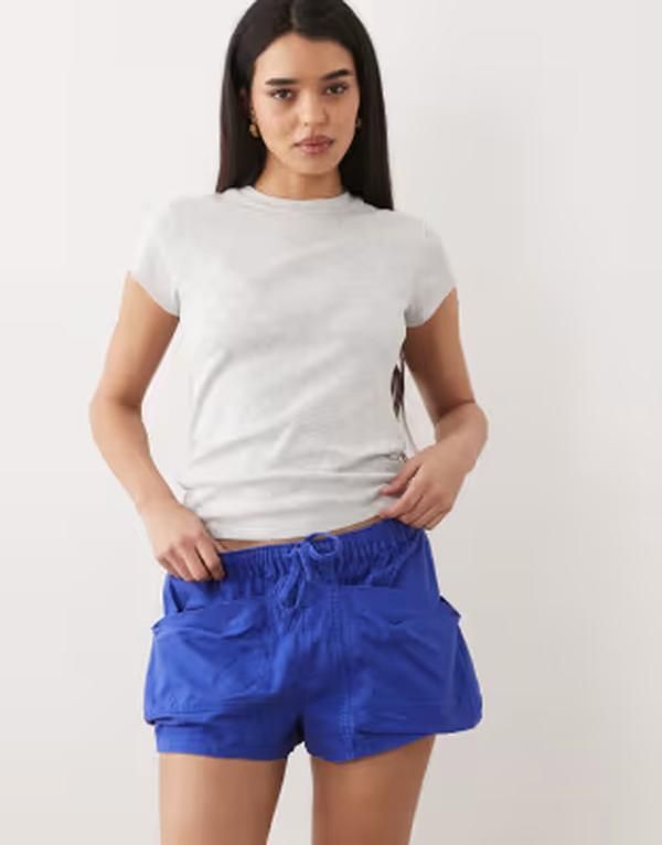 フリーピープル レディース ボトムス ハーフパンツ・ショーツ ショートパンツ Free People good fortune shorts VIOLET SPLENDOR バイオレット
