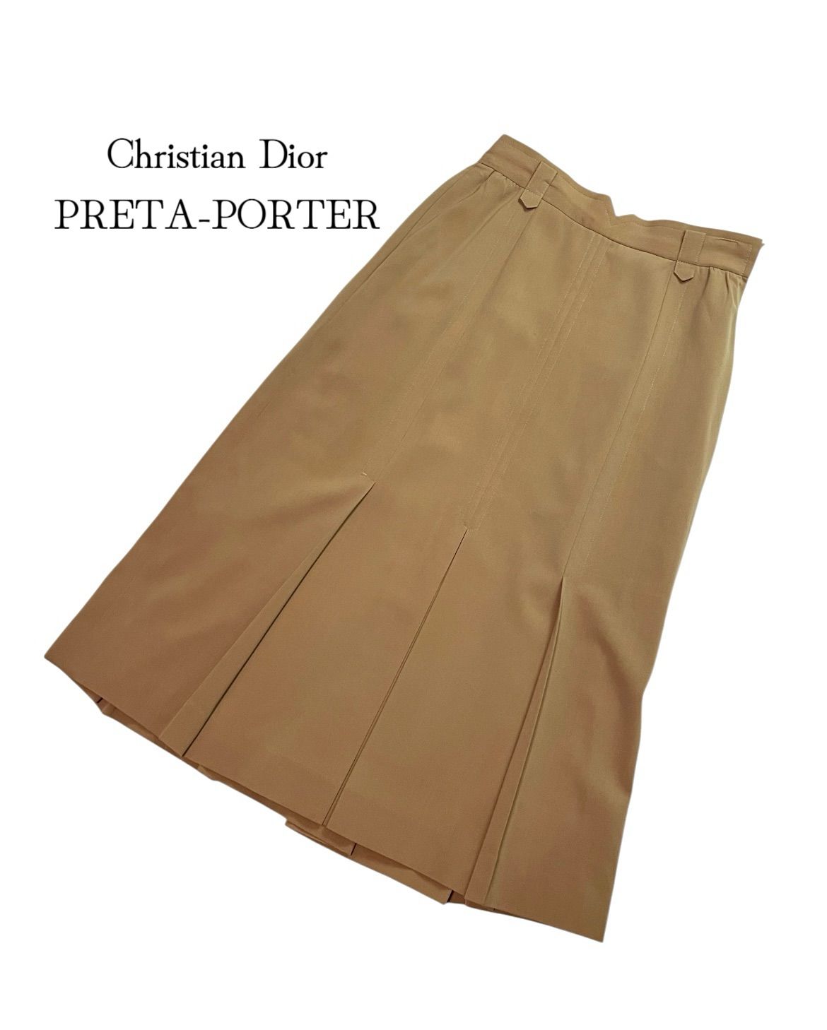 Christian Dior クリスチャンディオール プリーツロングスカート