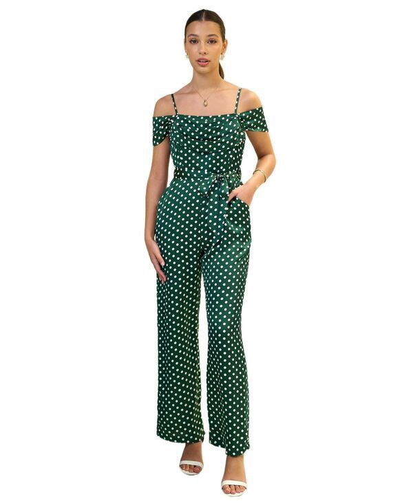 ユミキム レディース トップス ジャンプスーツ Yumi Womenspot Bardot Jumpsuit Green グリーン