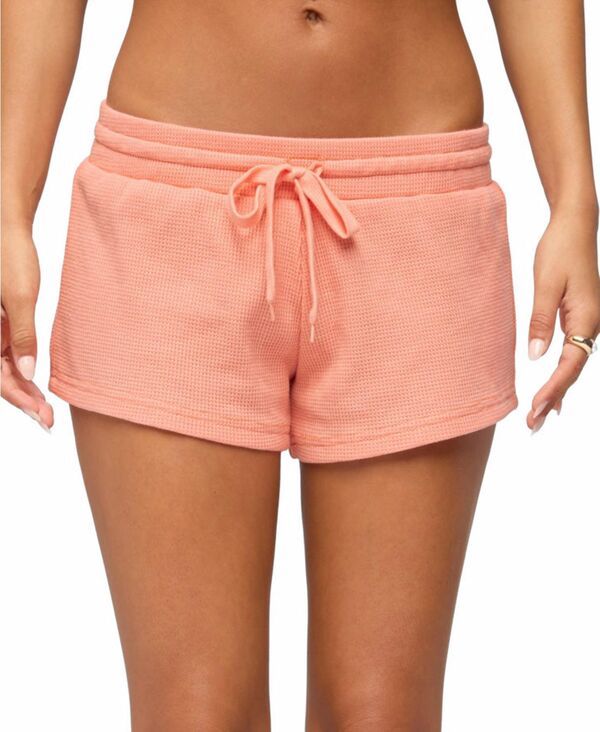 アディクテッド レディース ボトムス ハーフパンツ・ショーツ ショートパンツ Edikted Womens Baila Waffle Shorts Orange オレンジ
