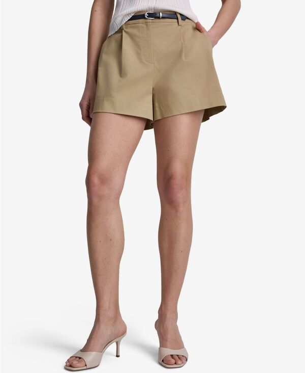 ビーシビージー レディース ボトムス ハーフパンツ・ショーツ ショートパンツ BCBG Womenseamed Belted HighRise Shorts Brown ブラウン