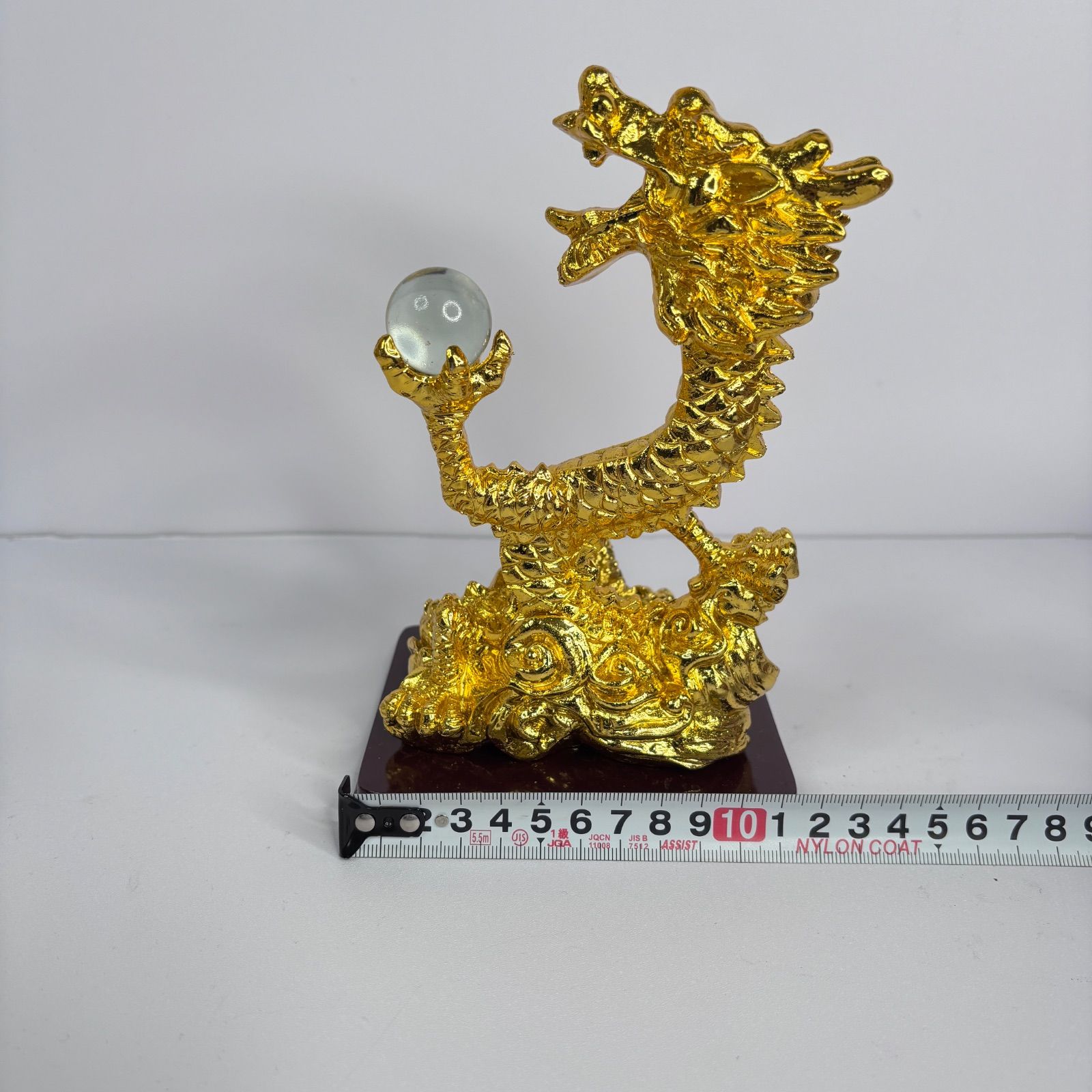 真鍮製 龍の置物 ドラゴン 宝珠 金運 風水 インテリア、激レア、大人気 美品 風水 金龍 龍神 置物 2体セット 宝珠 開運 金運 辰年 干支 縁起物