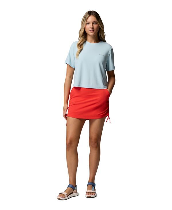 コロンビア レディース ボトムスカート ギャザー Columbia Womens All Seasons Ruched Skort Poppy Red レッド