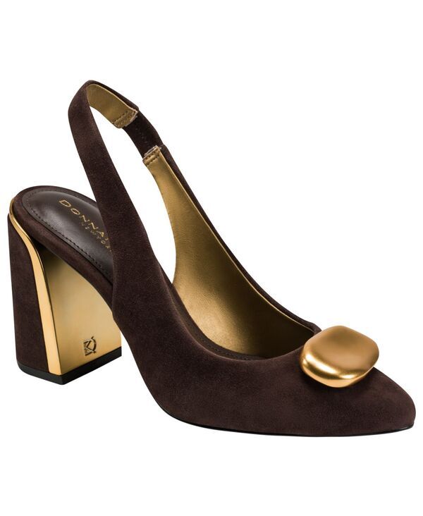 ダナ キャラン ニューヨーク レディース シューズ パンプス Donna Karanew York Womens Rebecca Slingback Pumps Canyon Brown ブラウン