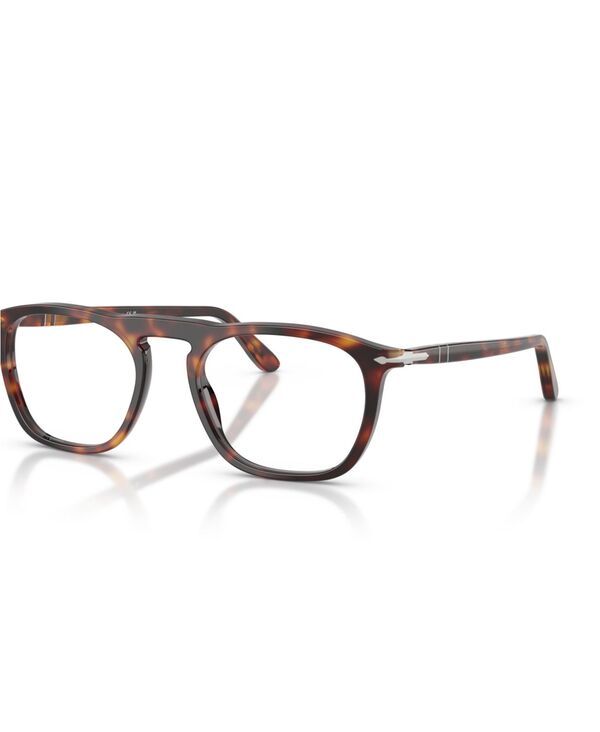 ペルソル レディース アクセサリー サングラス・アイウェア Persol Unisex Square Plastic PO3391V Eyeglasses Havana